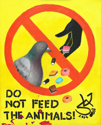 Do not feef the animals